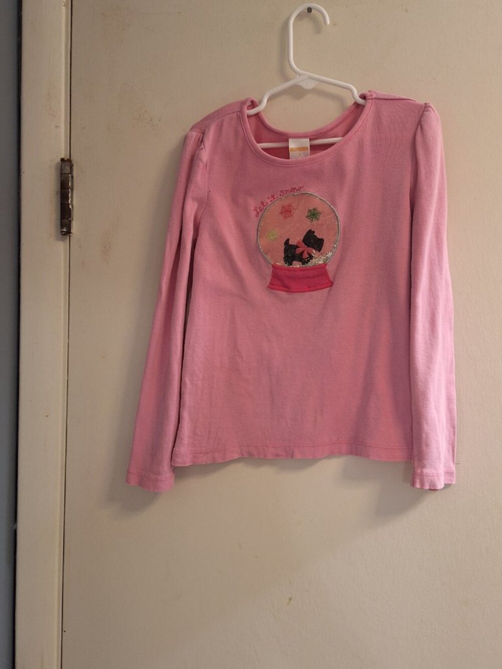 let it snow dog snowglobe long sleeve shirt 7